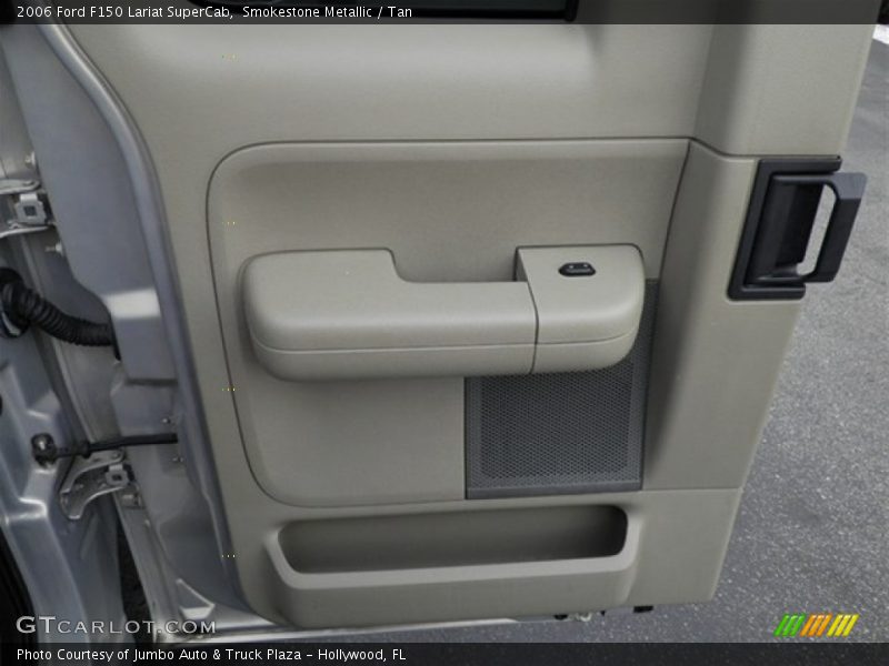 Smokestone Metallic / Tan 2006 Ford F150 Lariat SuperCab