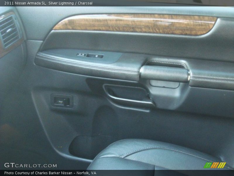 Silver Lightning / Charcoal 2011 Nissan Armada SL