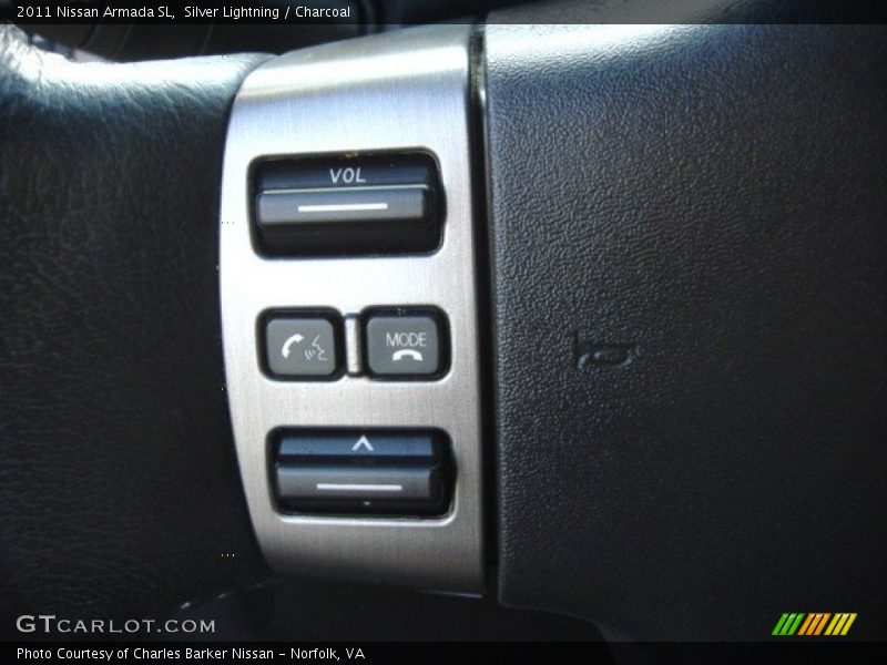 Silver Lightning / Charcoal 2011 Nissan Armada SL
