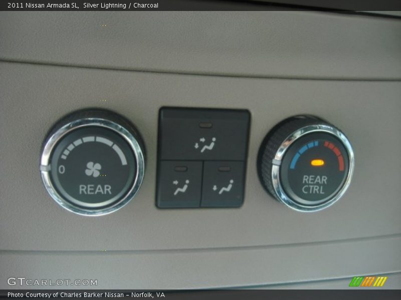 Silver Lightning / Charcoal 2011 Nissan Armada SL
