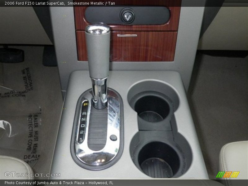 Smokestone Metallic / Tan 2006 Ford F150 Lariat SuperCab
