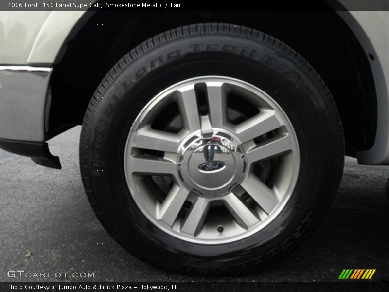 Smokestone Metallic / Tan 2006 Ford F150 Lariat SuperCab
