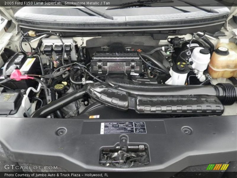 Smokestone Metallic / Tan 2006 Ford F150 Lariat SuperCab