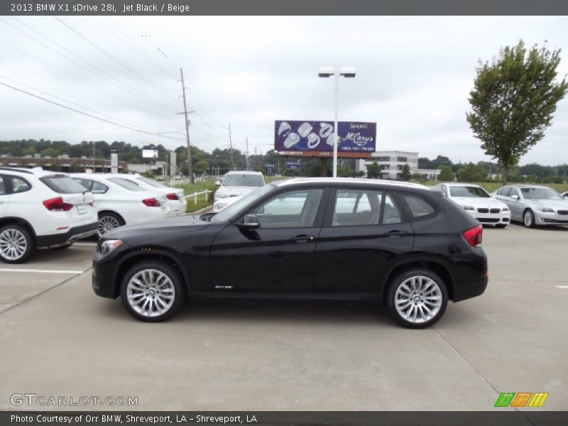 Jet Black / Beige 2013 BMW X1 sDrive 28i
