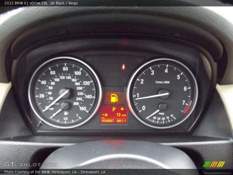 Jet Black / Beige 2013 BMW X1 sDrive 28i