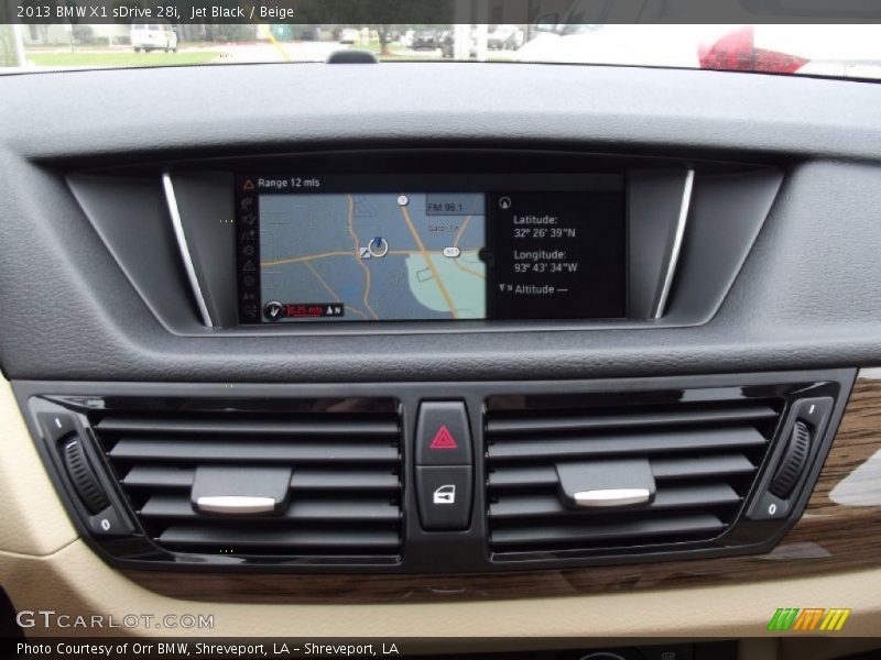 Jet Black / Beige 2013 BMW X1 sDrive 28i