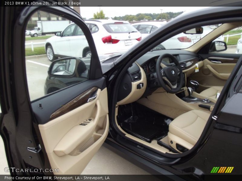 Jet Black / Beige 2013 BMW X1 sDrive 28i