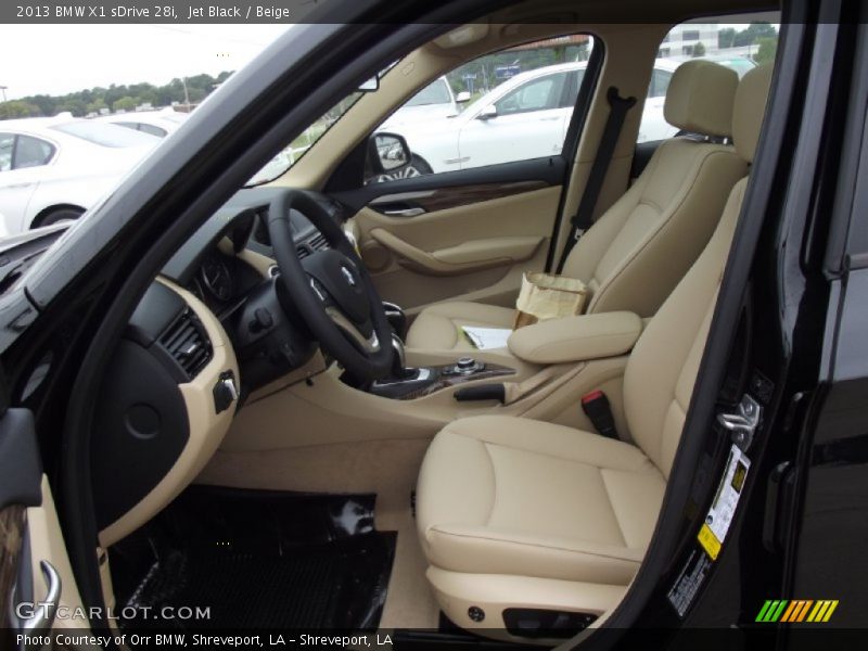 Jet Black / Beige 2013 BMW X1 sDrive 28i