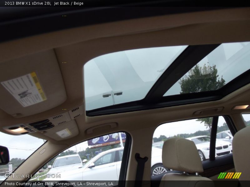 Jet Black / Beige 2013 BMW X1 sDrive 28i