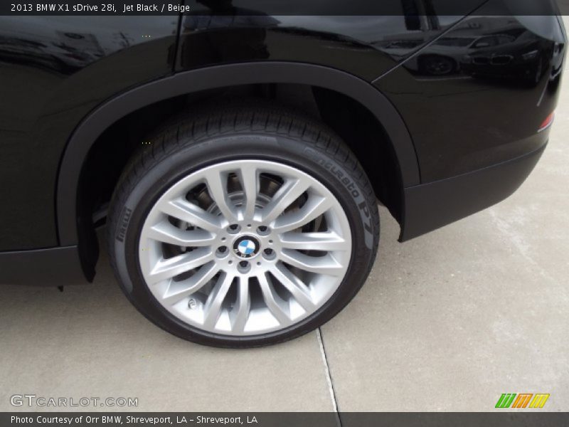 Jet Black / Beige 2013 BMW X1 sDrive 28i