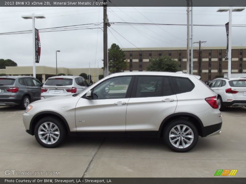 2013 X3 xDrive 28i Mineral Silver Metallic