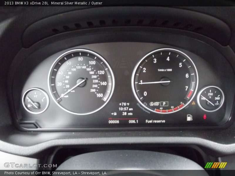  2013 X3 xDrive 28i xDrive 28i Gauges