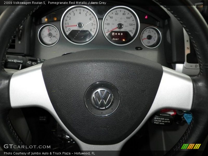 Pomegranate Red Metallic / Aero Grey 2009 Volkswagen Routan S
