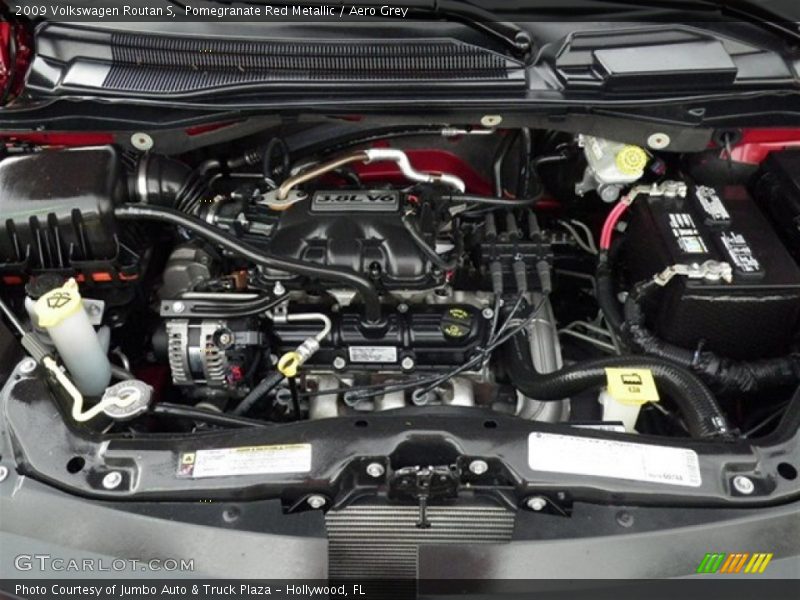 Pomegranate Red Metallic / Aero Grey 2009 Volkswagen Routan S