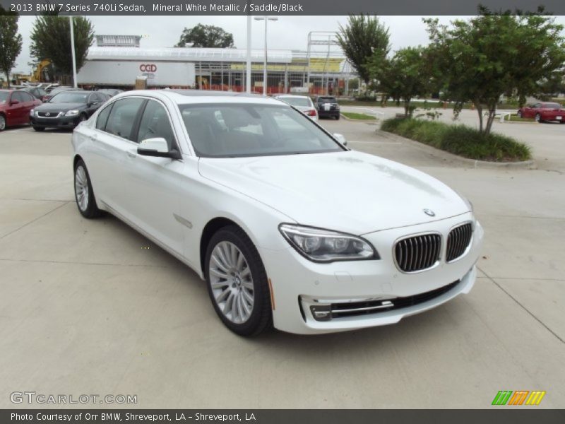 Front 3/4 View of 2013 7 Series 740Li Sedan