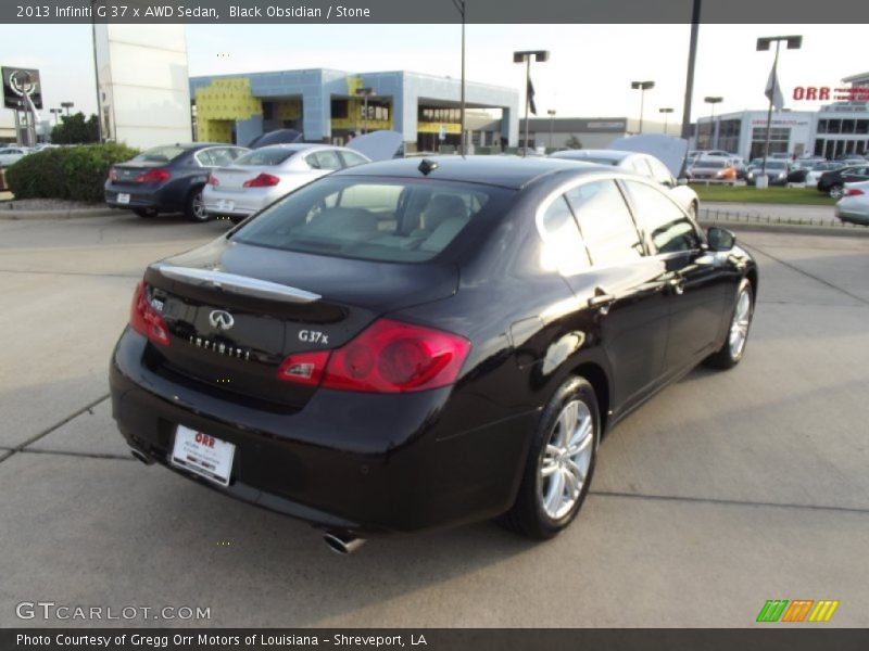 Black Obsidian / Stone 2013 Infiniti G 37 x AWD Sedan