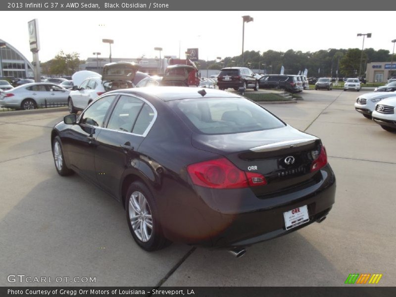 Black Obsidian / Stone 2013 Infiniti G 37 x AWD Sedan
