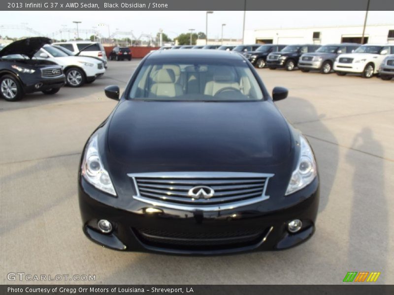 Black Obsidian / Stone 2013 Infiniti G 37 x AWD Sedan