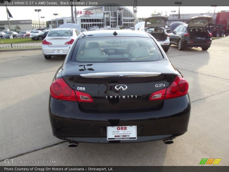 Black Obsidian / Stone 2013 Infiniti G 37 x AWD Sedan