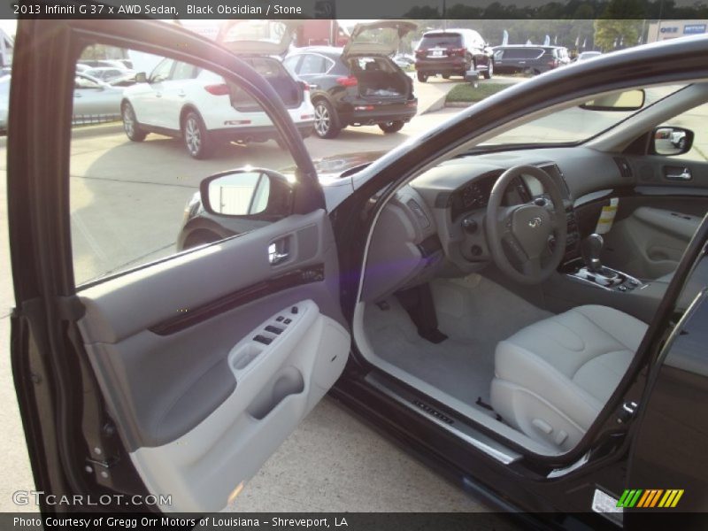 Black Obsidian / Stone 2013 Infiniti G 37 x AWD Sedan