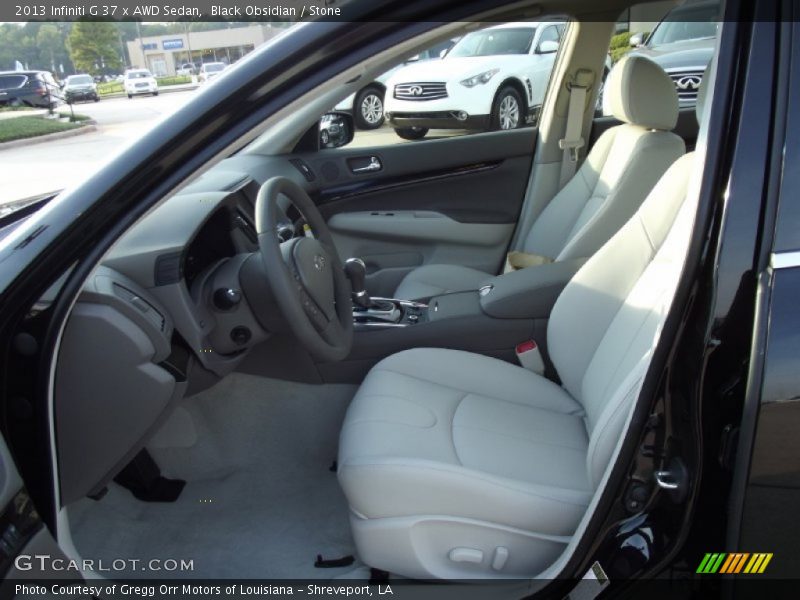 Black Obsidian / Stone 2013 Infiniti G 37 x AWD Sedan