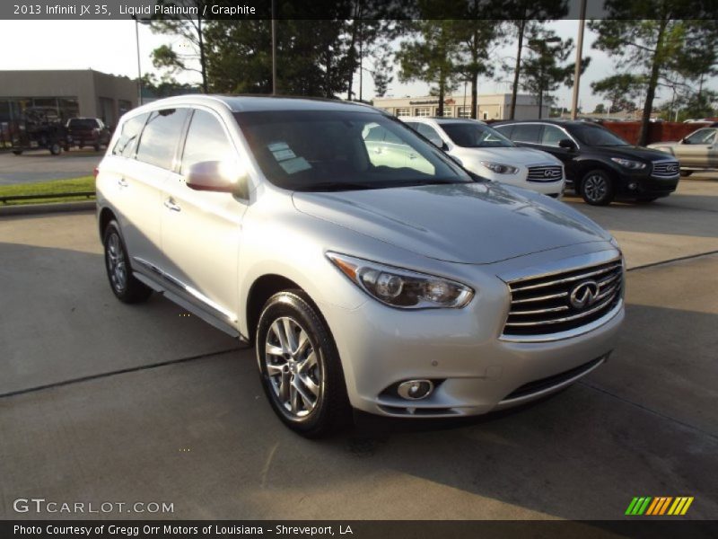 Liquid Platinum / Graphite 2013 Infiniti JX 35