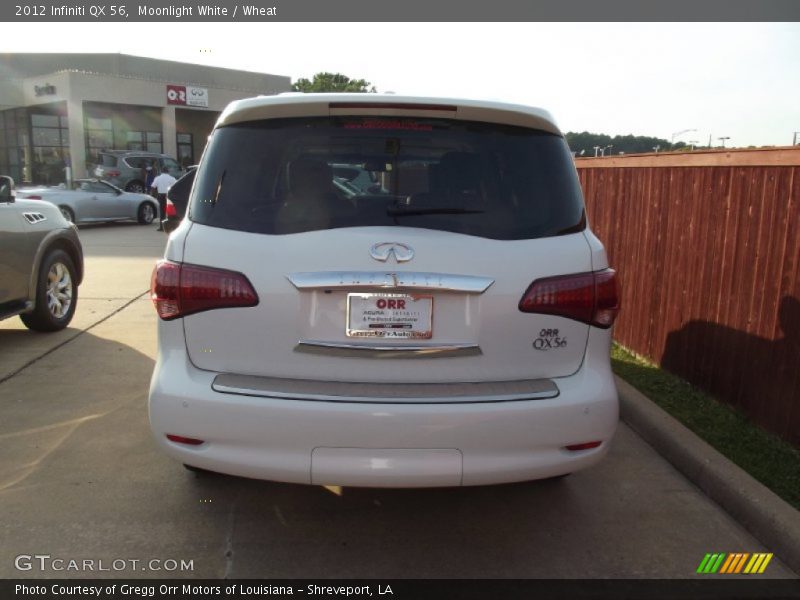 Moonlight White / Wheat 2012 Infiniti QX 56