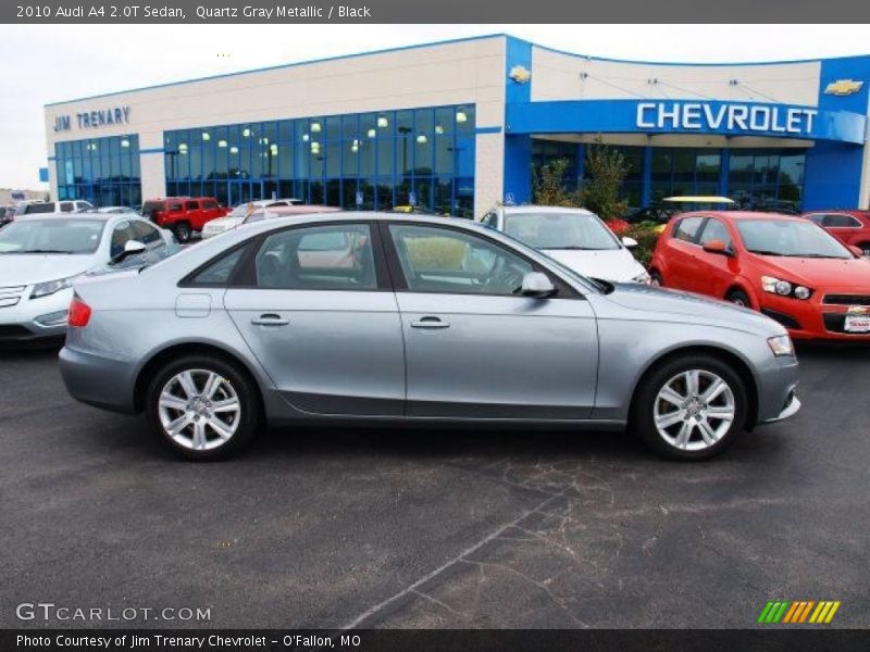 Quartz Gray Metallic / Black 2010 Audi A4 2.0T Sedan