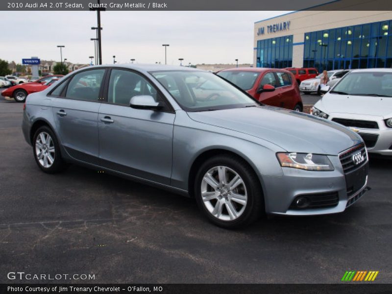 Quartz Gray Metallic / Black 2010 Audi A4 2.0T Sedan