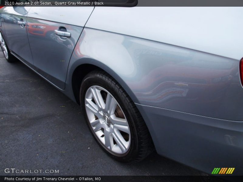 Quartz Gray Metallic / Black 2010 Audi A4 2.0T Sedan