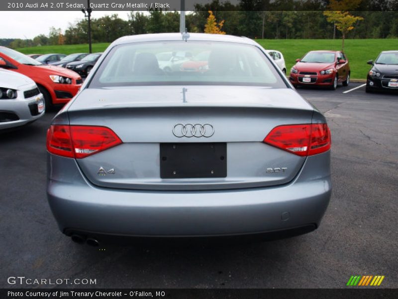 Quartz Gray Metallic / Black 2010 Audi A4 2.0T Sedan