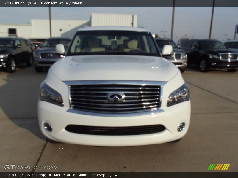 Moonlight White / Wheat 2012 Infiniti QX 56