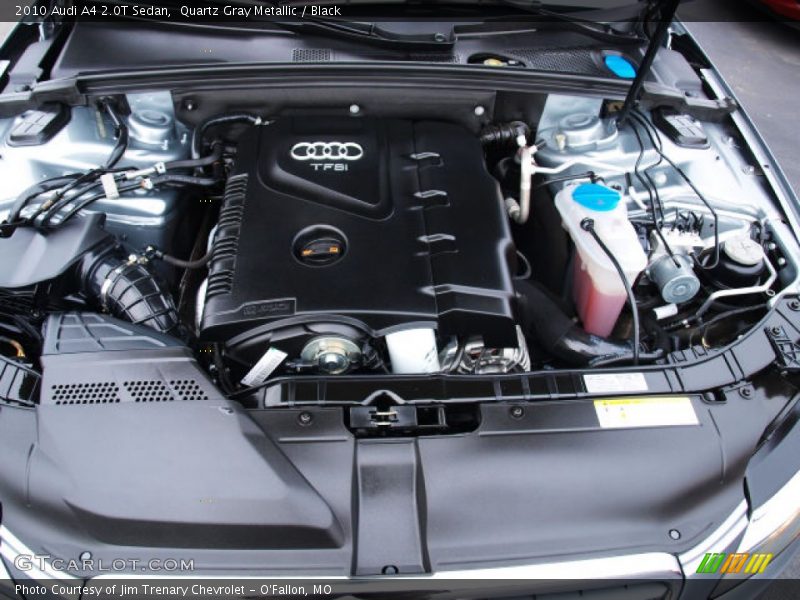 Quartz Gray Metallic / Black 2010 Audi A4 2.0T Sedan