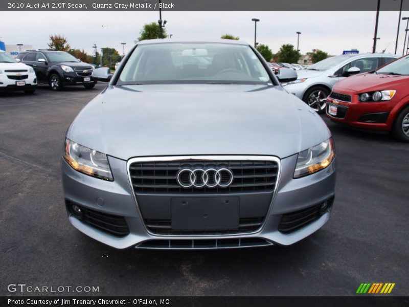 Quartz Gray Metallic / Black 2010 Audi A4 2.0T Sedan