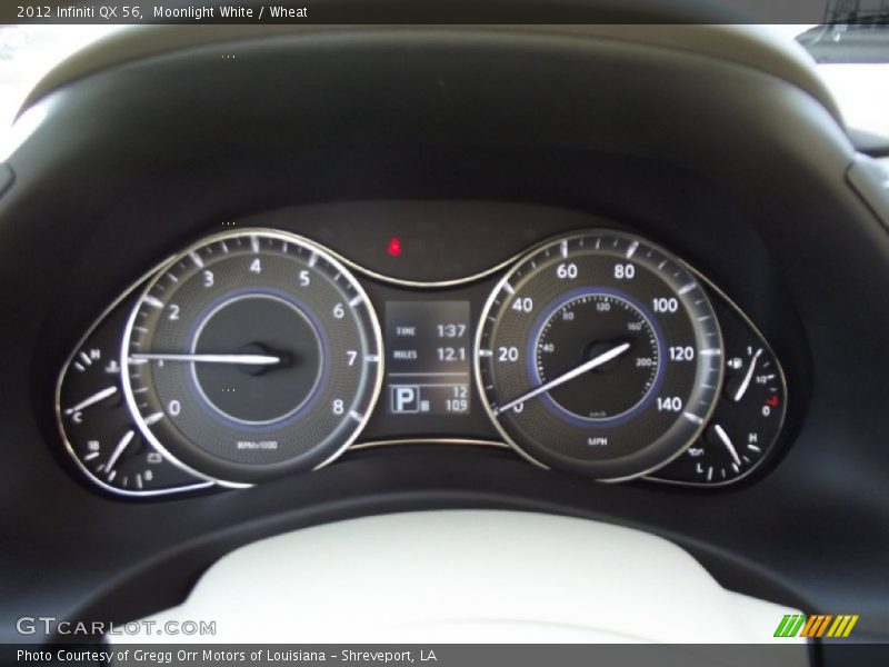 Moonlight White / Wheat 2012 Infiniti QX 56