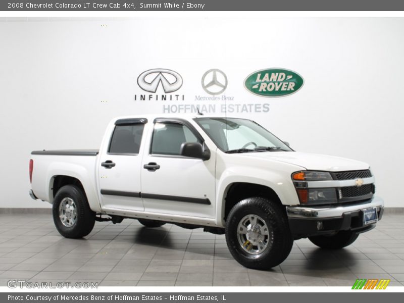 Summit White / Ebony 2008 Chevrolet Colorado LT Crew Cab 4x4
