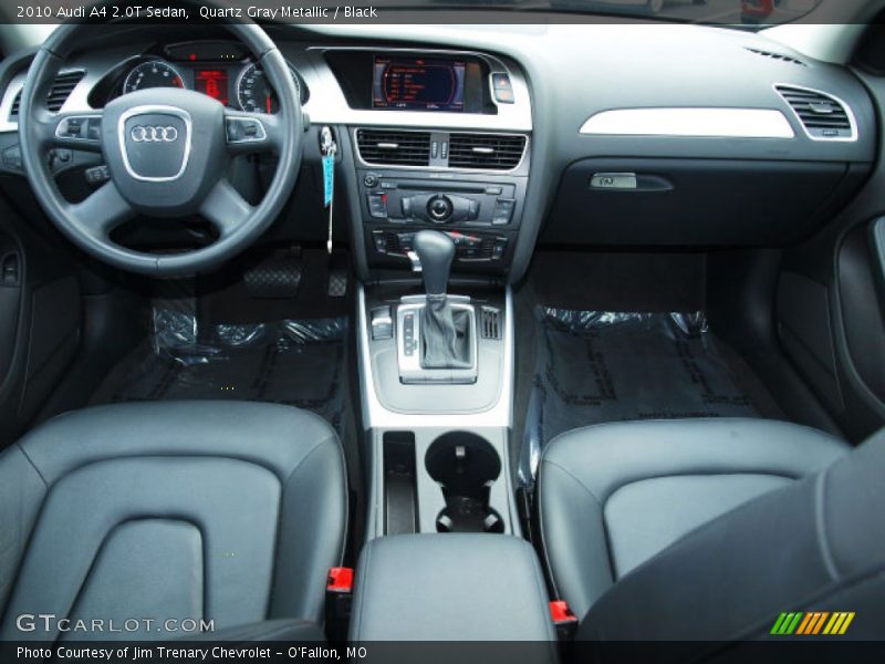 Quartz Gray Metallic / Black 2010 Audi A4 2.0T Sedan
