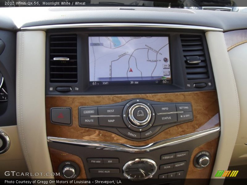 Moonlight White / Wheat 2012 Infiniti QX 56