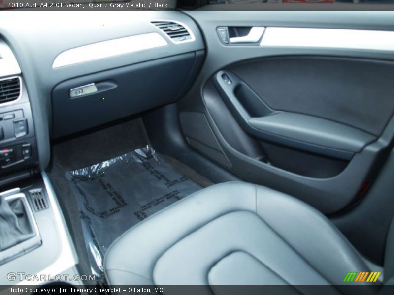 Quartz Gray Metallic / Black 2010 Audi A4 2.0T Sedan