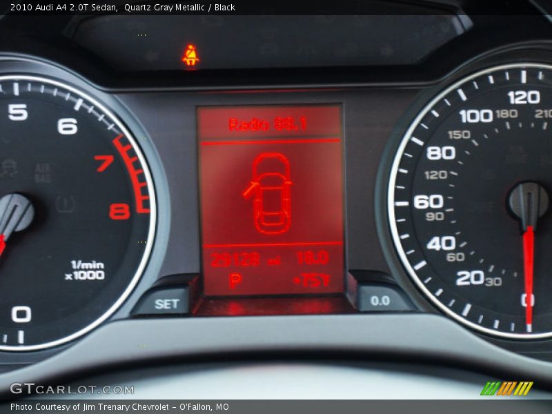 Quartz Gray Metallic / Black 2010 Audi A4 2.0T Sedan