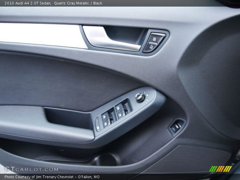 Quartz Gray Metallic / Black 2010 Audi A4 2.0T Sedan