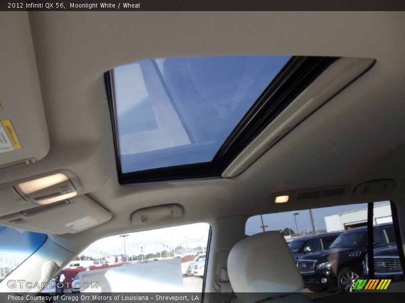 Moonlight White / Wheat 2012 Infiniti QX 56