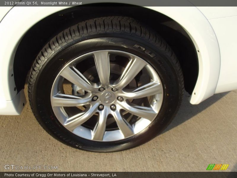 Moonlight White / Wheat 2012 Infiniti QX 56