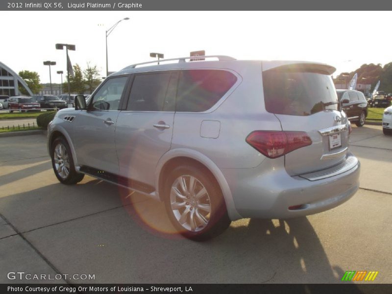 Liquid Platinum / Graphite 2012 Infiniti QX 56