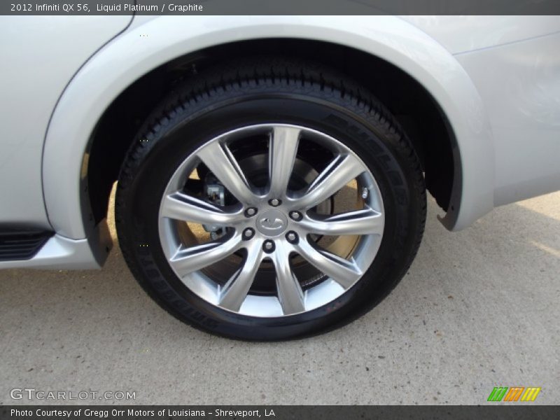 Liquid Platinum / Graphite 2012 Infiniti QX 56