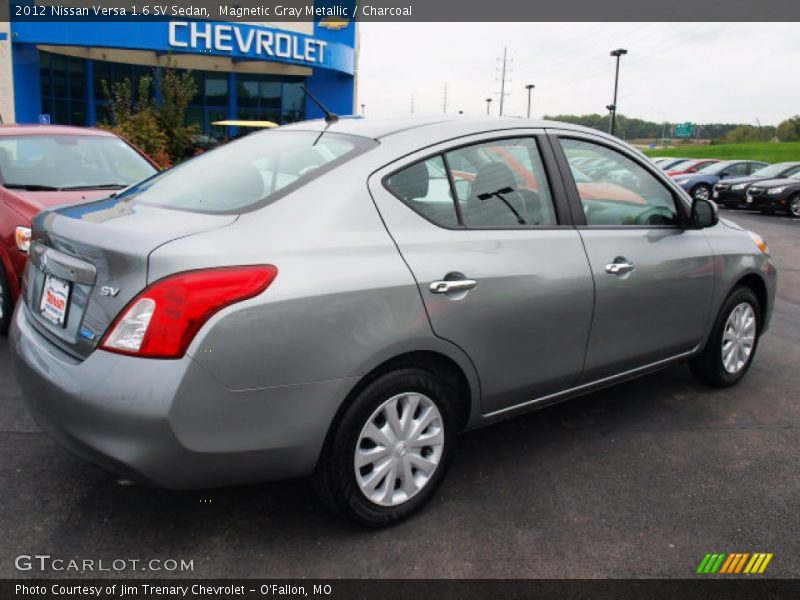 Magnetic Gray Metallic / Charcoal 2012 Nissan Versa 1.6 SV Sedan
