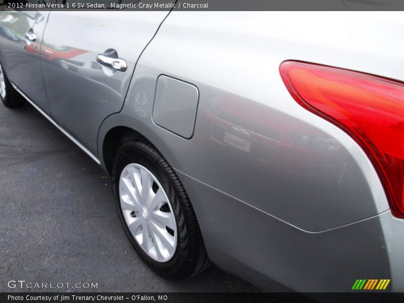 Magnetic Gray Metallic / Charcoal 2012 Nissan Versa 1.6 SV Sedan