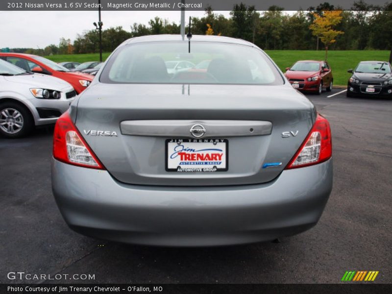 Magnetic Gray Metallic / Charcoal 2012 Nissan Versa 1.6 SV Sedan