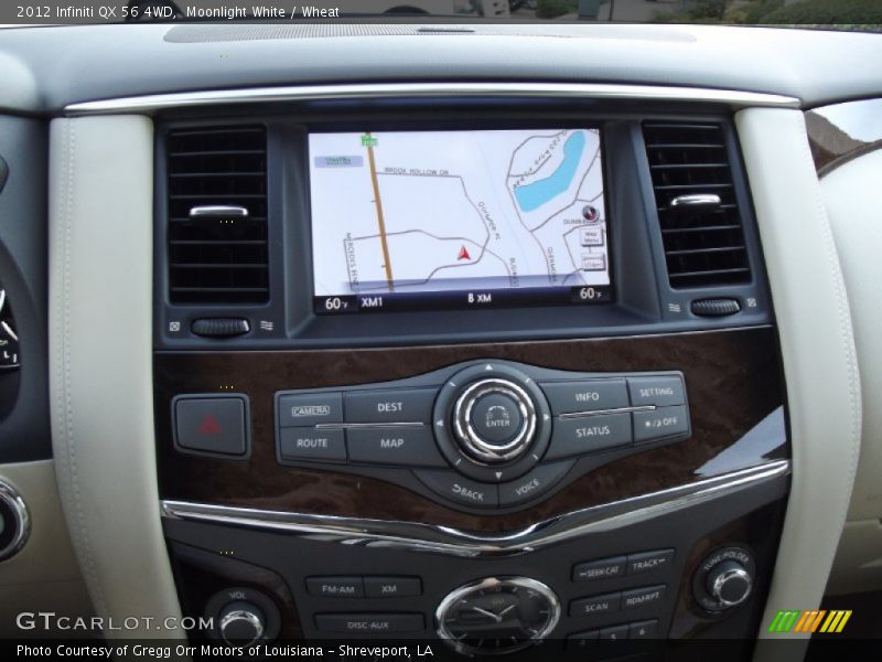 Moonlight White / Wheat 2012 Infiniti QX 56 4WD