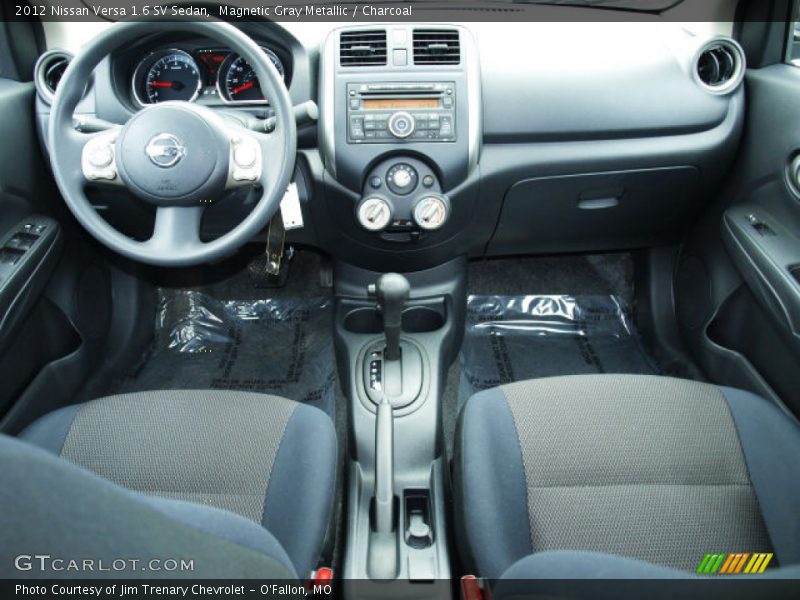 Charcoal Interior - 2012 Versa 1.6 SV Sedan 